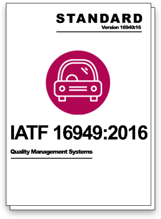 Graphic of the IATF 16949:2016 Quality Management System Standard